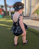 Frilly bummie romper